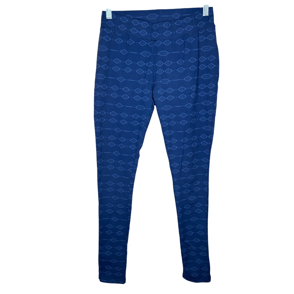 Pendleton Women's Blue Geometric Aztec‎ Print Leggings Size M outdoors Yoga